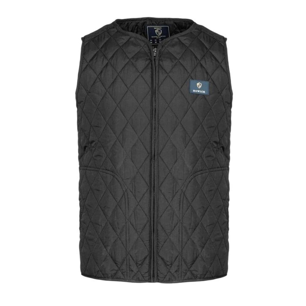 Howick Mens Quilted Polyester Lightweight Vest / Black